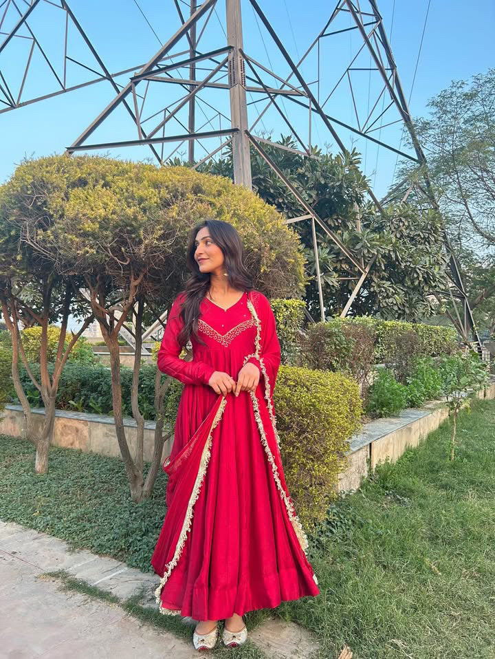 Maroon Vaibhave Anarkali