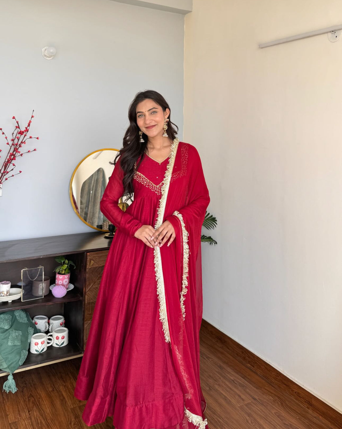 Maroon Vaibhave Anarkali