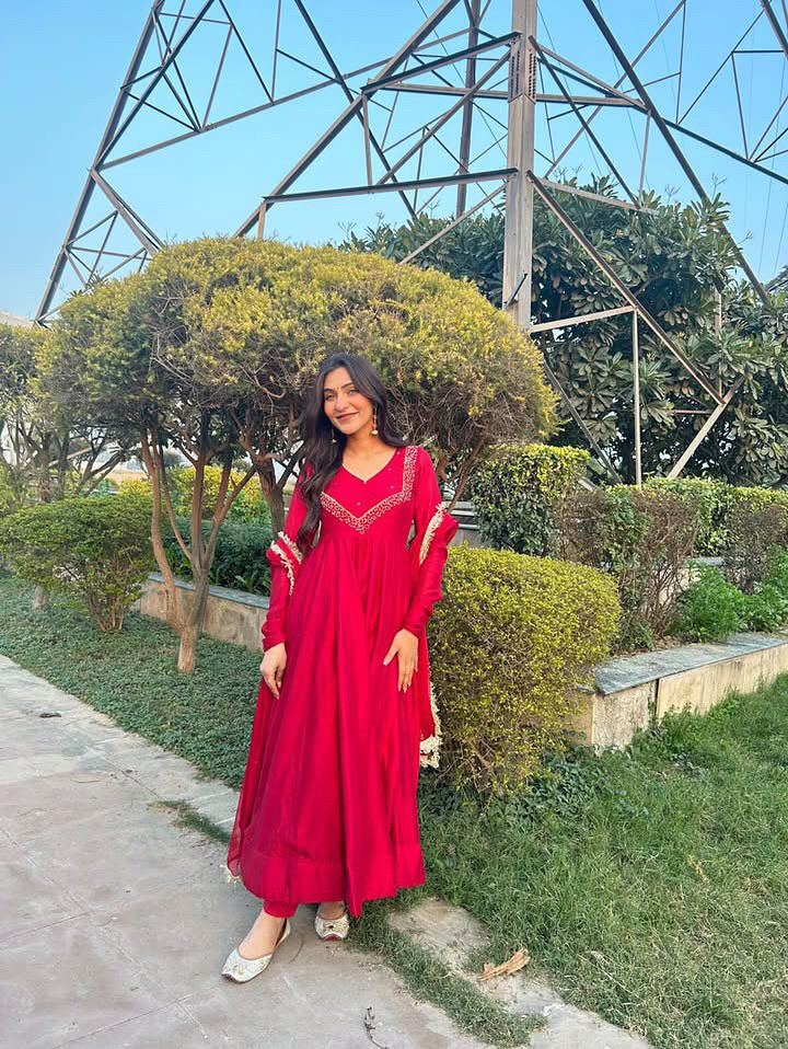 Maroon Vaibhave Anarkali