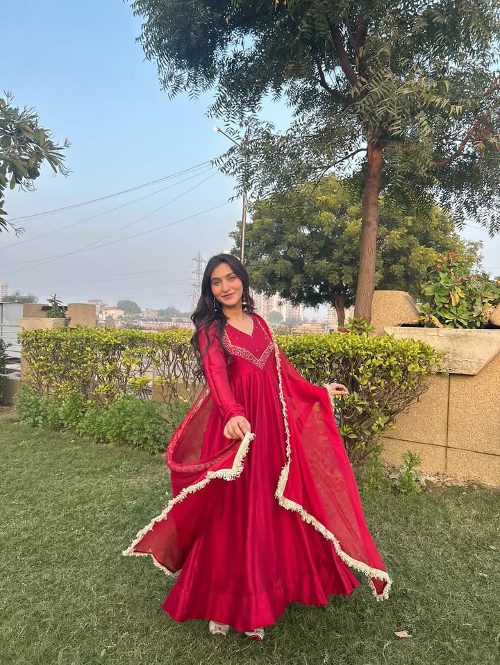 Maroon Vaibhave Anarkali