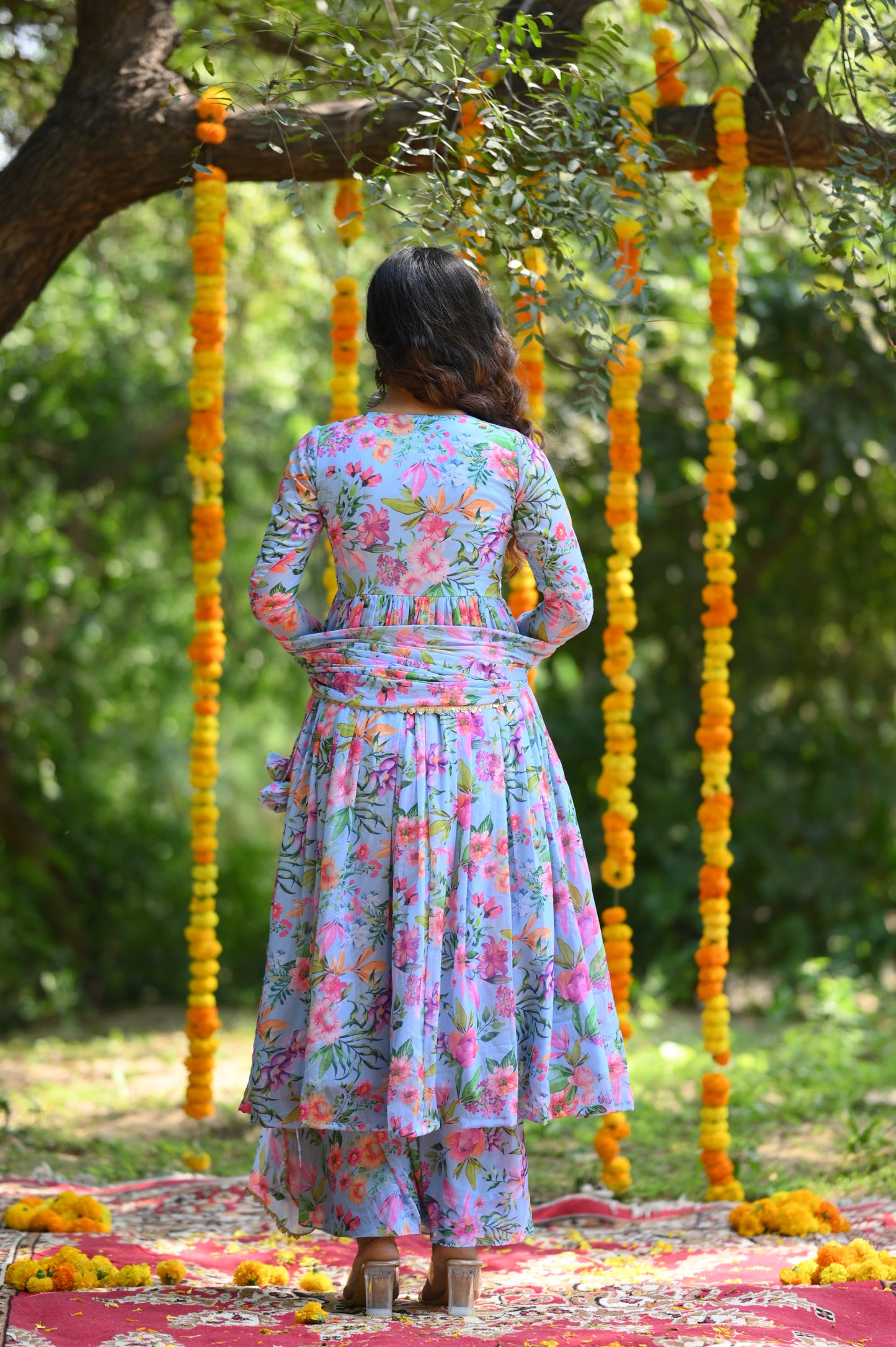 CORN FLOWER ANARKALI